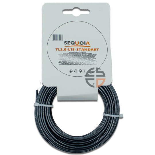 Купити Косильная леска SEQUOIA TL2.0-L15-Standart. Официальный магазин Toolmaster Украина. Фирменный инструмент и оборудование, официальная гарантия