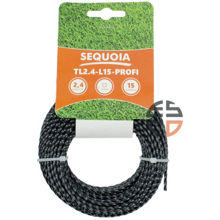 Купити Косильна жилка SEQUOIA TL2.4-L15-Profi. Офіційний магазин Toolmaster Україна. Фірмовий інструмент та обладнання, офіційна гарантія