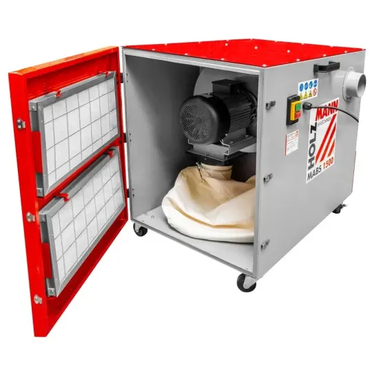 Купити Аспирационная установка для металлической стружки Holzmann MABS1500. Официальный магазин Toolmaster Украина. Фирменный инструмент и оборудование, официальная гарантия