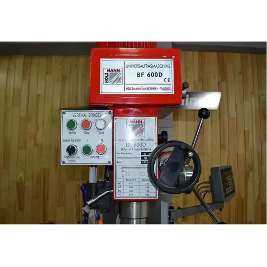 Купити Фрезерный станок по металлу Holzmann BF 600D. Официальный магазин Toolmaster Украина. Фирменный инструмент и оборудование, официальная гарантия