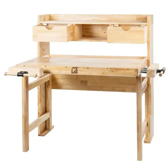 Купити Верстак столярный из каучукового дерева Holzmann WB 123A. Официальный магазин Toolmaster Украина. Фирменный инструмент и оборудование, официальная гарантия