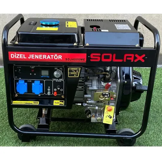 Купити Дизельний генератор SOLAX SDJ4000ME. Офіційний магазин Toolmaster Україна. Фірмовий інструмент та обладнання, офіційна гарантія