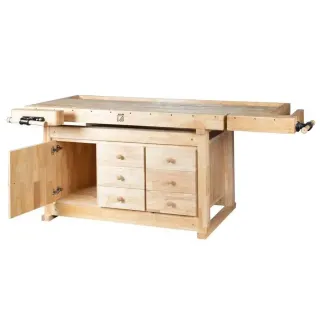 Купити Верстак столярный из каучукового дерева Holzmann WB 210C. Официальный магазин Toolmaster Украина. Фирменный инструмент и оборудование, официальная гарантия