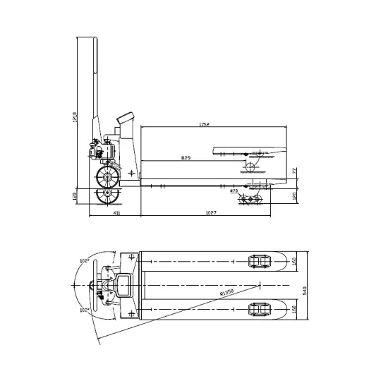 Купити Тележка подъемная гидравлическая (Рокла) Holzmann HUB 25KG. Официальный магазин Toolmaster Украина. Фирменный инструмент и оборудование, официальная гарантия
