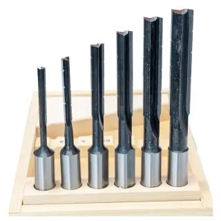 Купити Комплект пазовых сверл 6-8-10-12-14-16 Holzmann LL6TLGL. Официальный магазин Toolmaster Украина. Фирменный инструмент и оборудование, официальная гарантия
