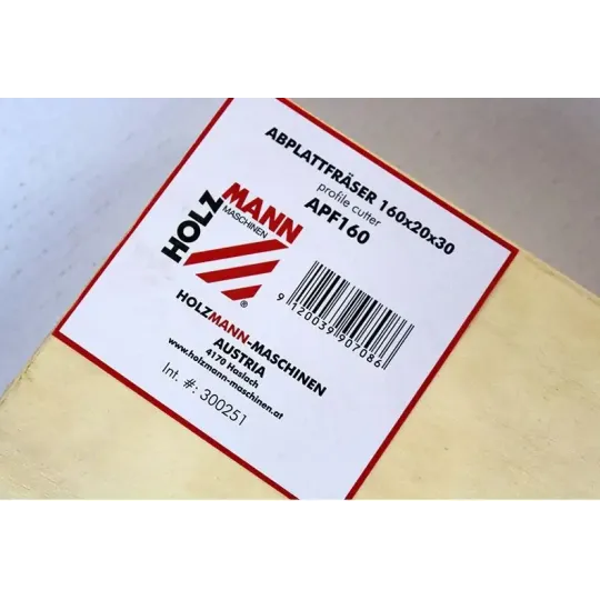 Купити Фреза для правки Holzmann APF160. Официальный магазин Toolmaster Украина. Фирменный инструмент и оборудование, официальная гарантия