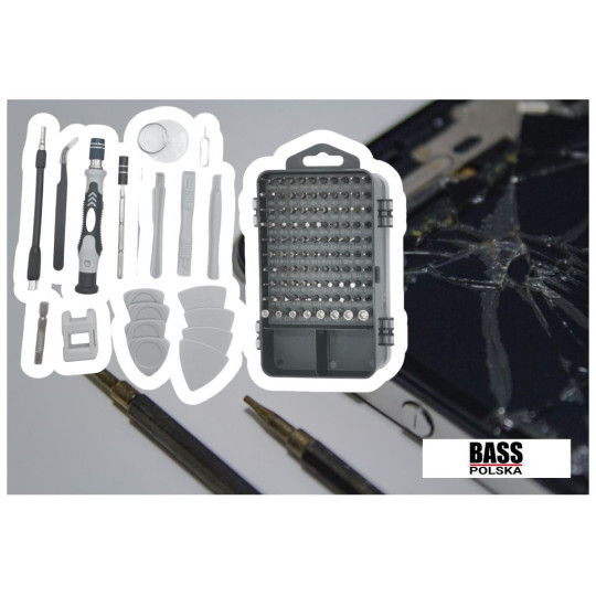 Купити Набір викруток, накінечників 115 шт Bass Polska BP-3820. Офіційний магазин Toolmaster Україна. Фірмовий інструмент та обладнання, офіційна гарантія