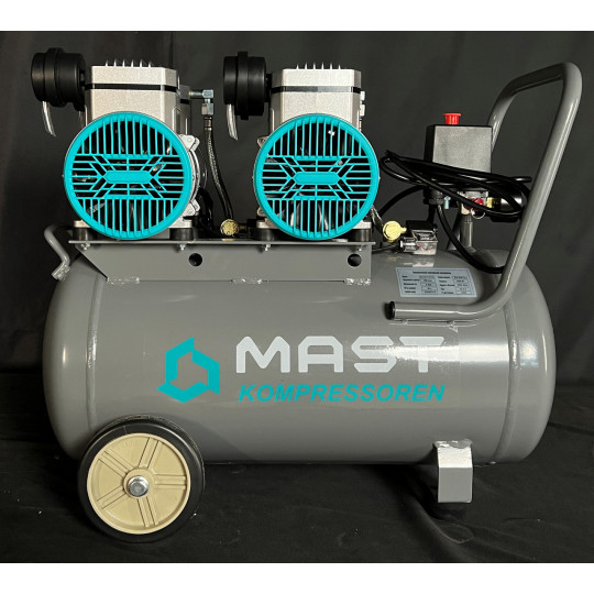 Купити Безмасляний поршневий компресор Mast MOF1680/2x1500-50L. Офіційний магазин Toolmaster Україна. Фірмовий інструмент та обладнання, офіційна гарантія