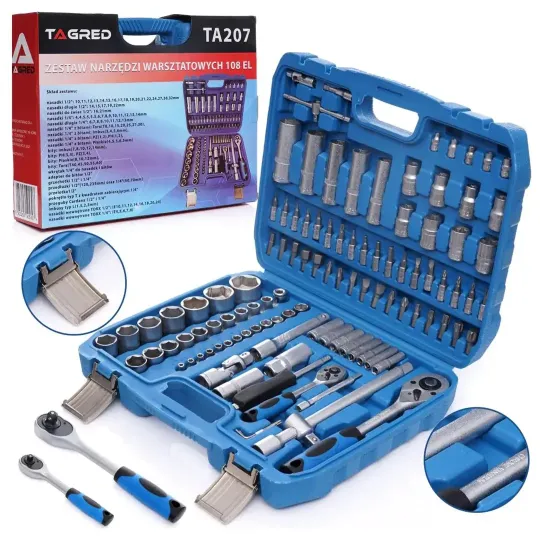 Купити Набір торцевих насадок Tagred TA207. Офіційний магазин Toolmaster Україна. Фірмовий інструмент та обладнання, офіційна гарантія