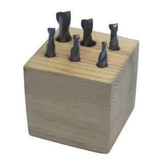 Купити Комплект концевых фрез с 2 режущими кромками 6 шт 3-10 мм Holzmann FFS6. Официальный магазин Toolmaster Украина. Фирменный инструмент и оборудование, официальная гарантия
