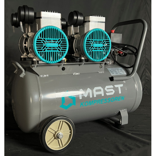 Купити Безмасляний поршневий компресор Mast MOF1680/2x1500-50L. Офіційний магазин Toolmaster Україна. Фірмовий інструмент та обладнання, офіційна гарантія