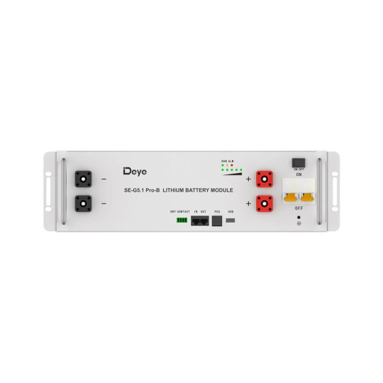 Купити Модульний акумулятор Deye SE-G5.1Pro-B Battery Module: 51.2V 100AH - 5.12KWH. Офіційний магазин Toolmaster Україна. Фірмовий інструмент та обладнання, офіційна гарантія