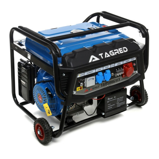 Купити Бензиновий генератор TAGRED TA6500GWX. Офіційний магазин Toolmaster Україна. Фірмовий інструмент та обладнання, офіційна гарантія