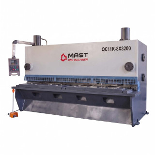 Купити Гідравлічні гільйотинні ножиці MAST CNC Machinen QC11K-8X3200 з TP10S. Офіційний магазин Toolmaster Україна. Фірмовий інструмент та обладнання, офіційна гарантія