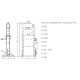 Пневмогидравлический пресс METCOR TL0500BA 20 т