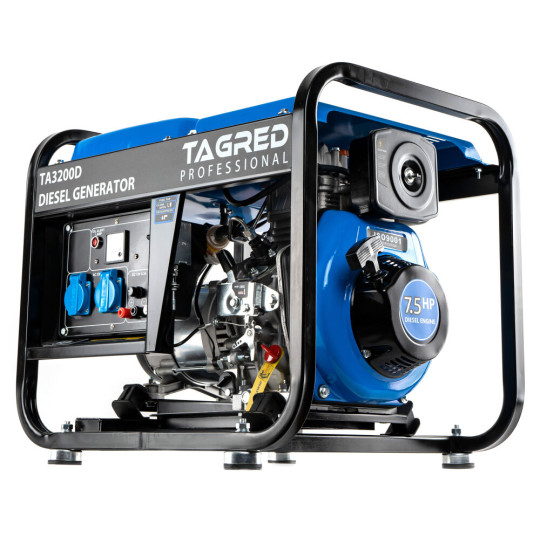 Купити Дизельний генератор TAGRED TA3200D. Офіційний магазин Toolmaster Україна. Фірмовий інструмент та обладнання, офіційна гарантія