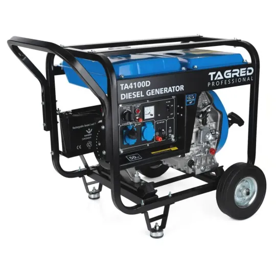 Купити Дизельний генератор TAGRED TA4100D. Офіційний магазин Toolmaster Україна. Фірмовий інструмент та обладнання, офіційна гарантія