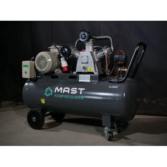 Купити Поршневий компресор MAST TA65/100L 400V 12.5BAR. Офіційний магазин Toolmaster Україна. Фірмовий інструмент та обладнання, офіційна гарантія