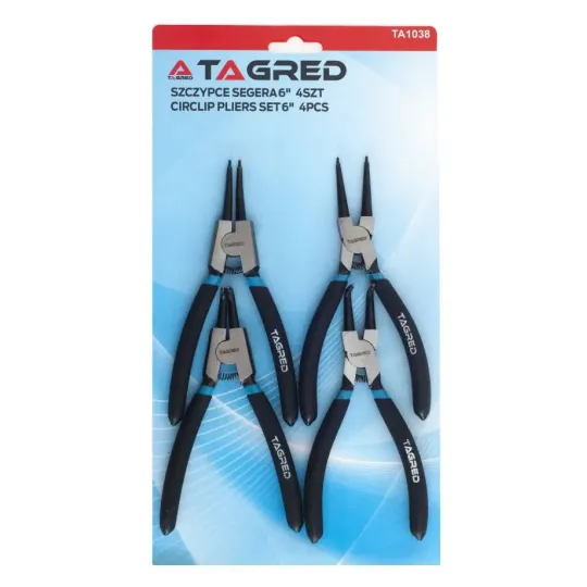 Купити Плоскогубці, 4 шт TAGRED TA1038. Офіційний магазин Toolmaster Україна. Фірмовий інструмент та обладнання, офіційна гарантія