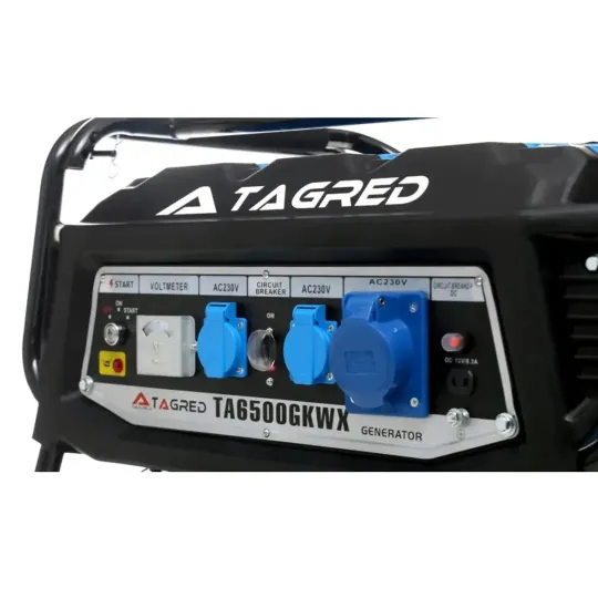 Купити Бензиновий генератор TAGRED TA6500GKWX. Офіційний магазин Toolmaster Україна. Фірмовий інструмент та обладнання, офіційна гарантія