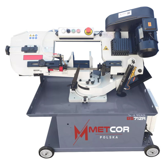 Купити Ленточная пила по металлу METCOR BS712R 230V. Официальный магазин Toolmaster Украина. Фирменный инструмент и оборудование, официальная гарантия