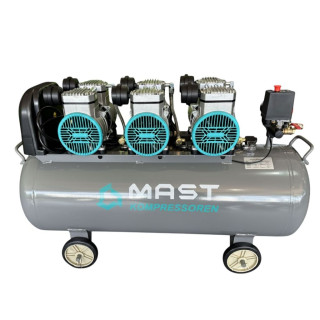 Купити Безмасляний поршневий компресор Mast MOF1680/3x1500-120L. Офіційний магазин Toolmaster Україна. Фірмовий інструмент та обладнання, офіційна гарантія