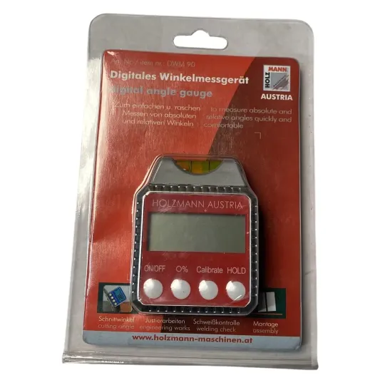 Купити Угломер цифровой Holzmann DWM 90. Официальный магазин Toolmaster Украина. Фирменный инструмент и оборудование, официальная гарантия