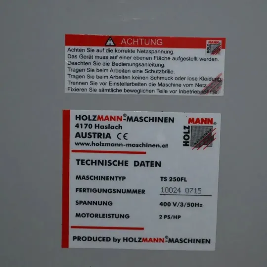 Купити Циркулярная пила Holzmann TS 250FL. Официальный магазин Toolmaster Украина. Фирменный инструмент и оборудование, официальная гарантия