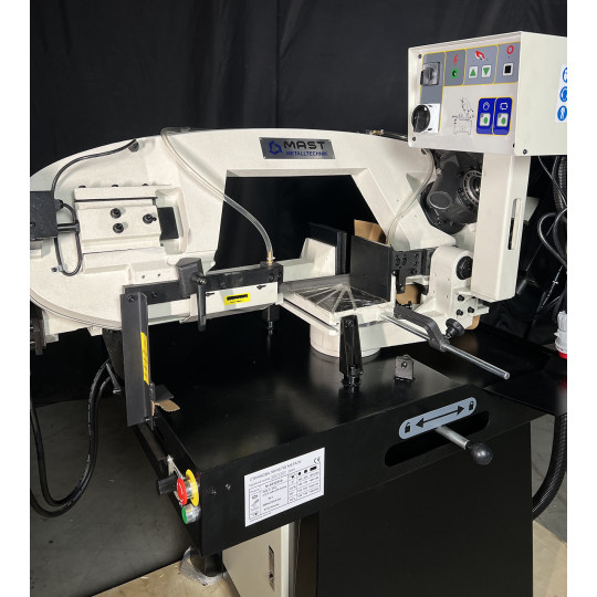 Купити Напівавтоматична стрічкова пила по металу MAST Metalltechnik M-BS 320SA. Офіційний магазин Toolmaster Україна. Фірмовий інструмент та обладнання, офіційна гарантія