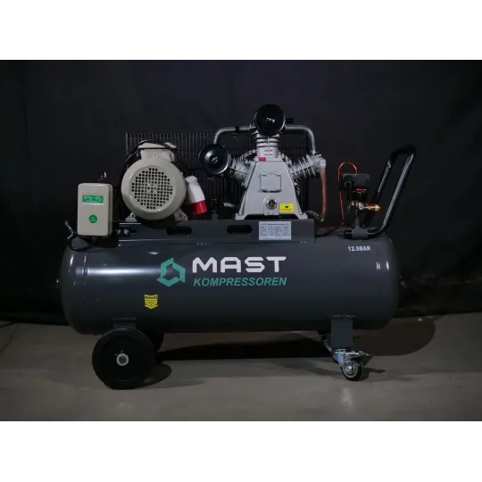 Купити Поршневий компресор MAST TA65/100L 400V 12.5BAR. Офіційний магазин Toolmaster Україна. Фірмовий інструмент та обладнання, офіційна гарантія