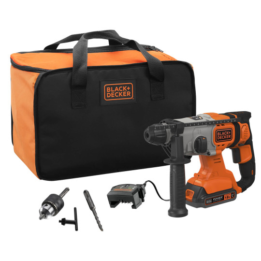 Купити Перфоратор аккумуляторный BLACK+DECKER BCD900D1S. Официальный магазин Toolmaster Украина. Фирменный инструмент и оборудование, официальная гарантия