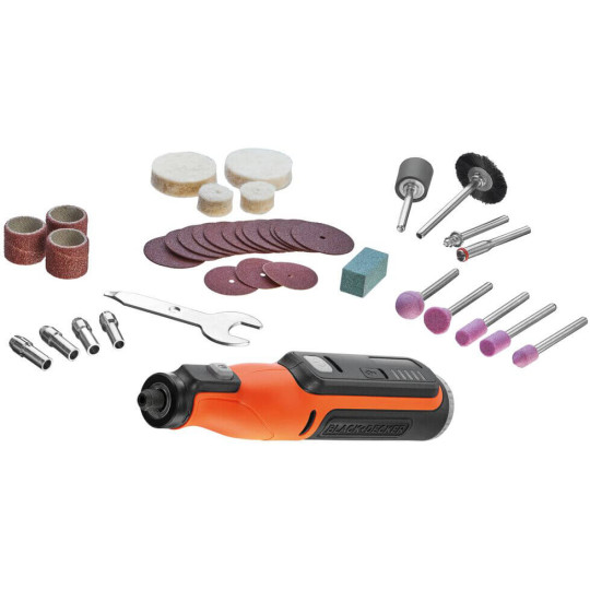 Купити Багатофункціональний інструмент акумуляторний BLACK+DECKER BCRT8I. Офіційний магазин Toolmaster Україна. Фірмовий інструмент та обладнання, офіційна гарантія