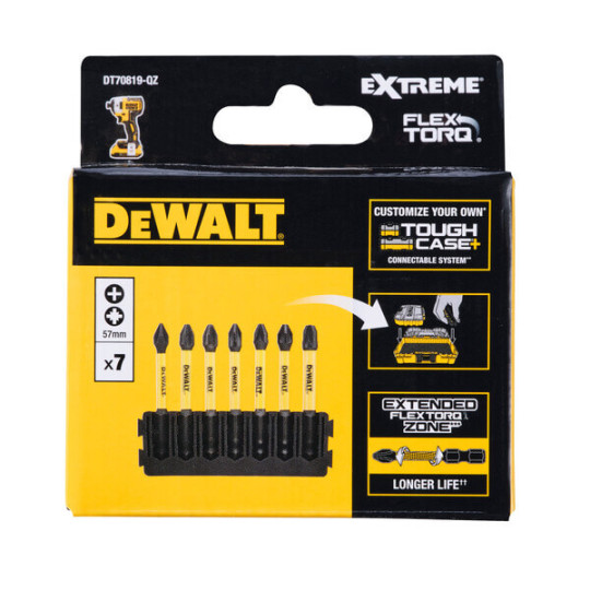 Купити Касета з бітами FlexTorq DeWALT DT70819. Офіційний магазин Toolmaster Україна. Фірмовий інструмент та обладнання, офіційна гарантія