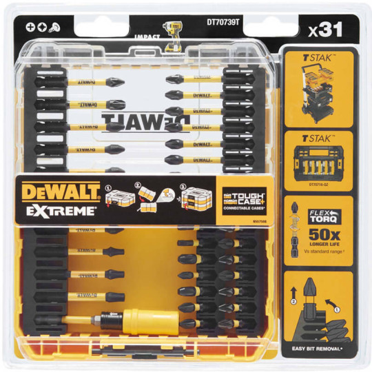 Купити Набір біт DeWALT DT70739T. Офіційний магазин Toolmaster Україна. Фірмовий інструмент та обладнання, офіційна гарантія