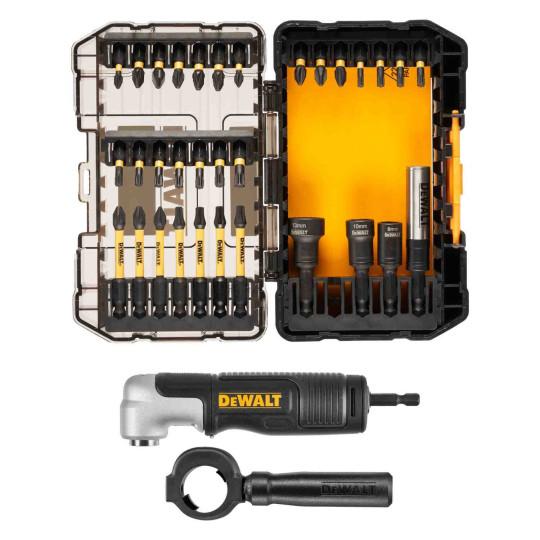Купити Набір біт з кутовою насадкою DeWALT DT70782. Офіційний магазин Toolmaster Україна. Фірмовий інструмент та обладнання, офіційна гарантія