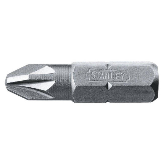 Купити Бита с шестигранным хвостовиком 1/4 под шлиц Pz1 длиной 25 мм STANLEY 1-68-945. Официальный магазин Toolmaster Украина. Фирменный инструмент и оборудование, официальная гарантия