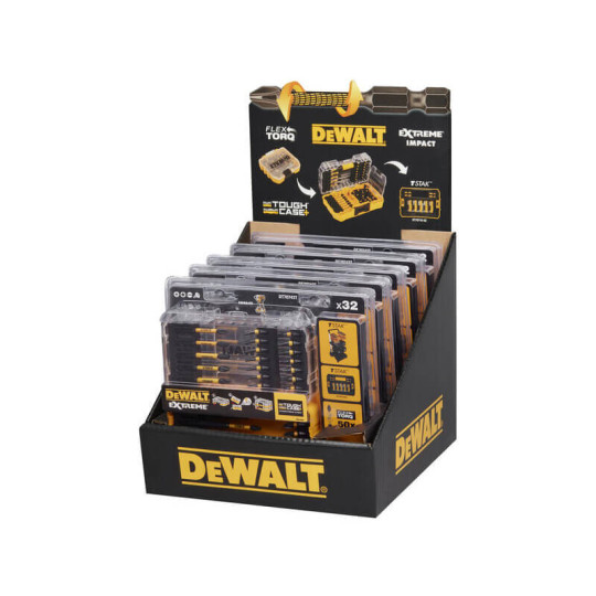 Купити Набор бит и насадок DeWALT DT70743T. Официальный магазин Toolmaster Украина. Фирменный инструмент и оборудование, официальная гарантия