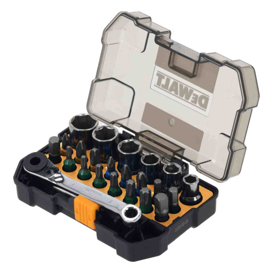 Купити Набір біт і головок DeWALT DT70906. Офіційний магазин Toolmaster Україна. Фірмовий інструмент та обладнання, офіційна гарантія