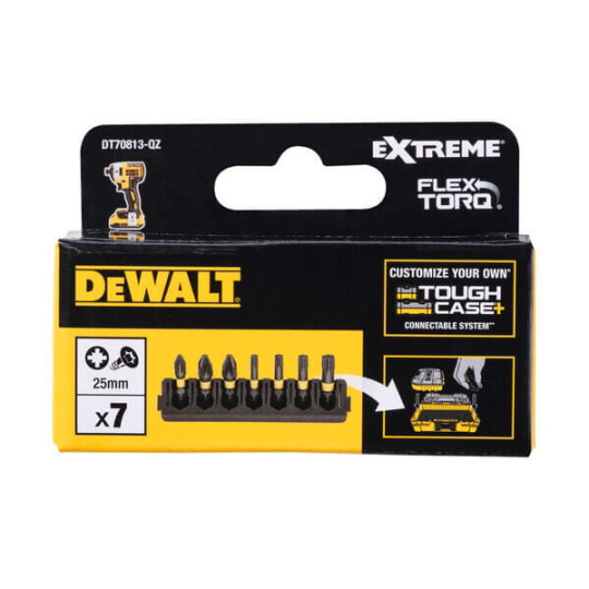 Купити Касета з бітами FlexTorq DeWALT DT70813. Офіційний магазин Toolmaster Україна. Фірмовий інструмент та обладнання, офіційна гарантія