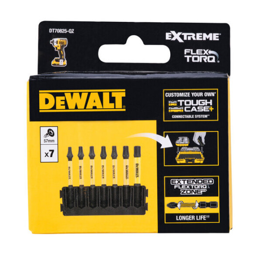 Купити Кассета с битами FlexTorq DeWALT DT70825. Официальный магазин Toolmaster Украина. Фирменный инструмент и оборудование, официальная гарантия