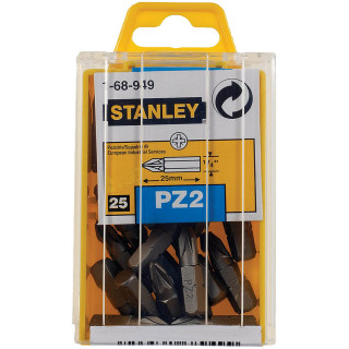 Купити Біта з шестигранним хвостовиком 1/4 під шліц Pz2 довжиною 25 мм STANLEY 1-68-949. Офіційний магазин Toolmaster Україна. Фірмовий інструмент та обладнання, офіційна гарантія