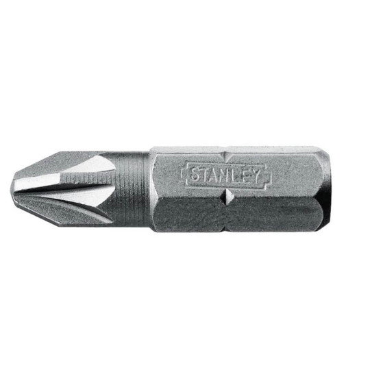 Купити Бита с шестигранным хвостовиком 1/4 под шлиц Pz2 длиной 25 мм STANLEY 1-68-949. Официальный магазин Toolmaster Украина. Фирменный инструмент и оборудование, официальная гарантия