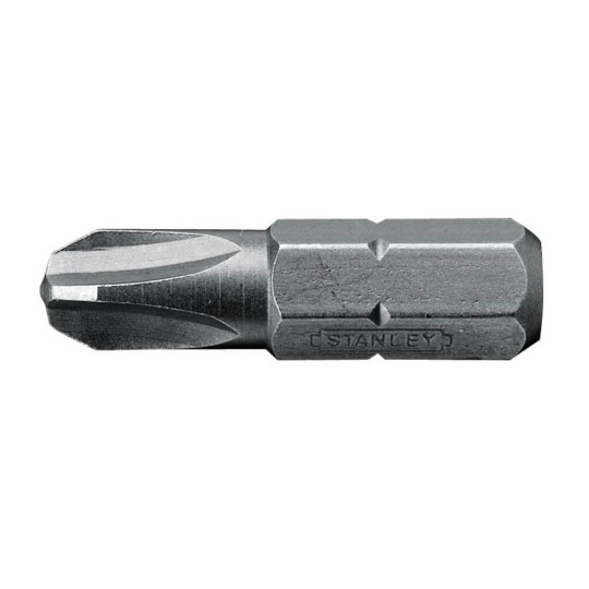 Купити Біта з шестигранником 1/4 під шліц Ph3 довжиною 25 мм STANLEY 1-68-950. Офіційний магазин Toolmaster Україна. Фірмовий інструмент та обладнання, офіційна гарантія