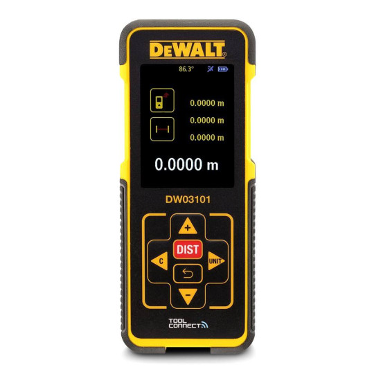 Купити Далекомір лазерний DeWALT DW03101. Офіційний магазин Toolmaster Україна. Фірмовий інструмент та обладнання, офіційна гарантія