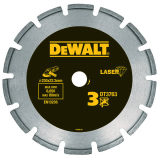 Купити Диск алмазний DeWALT DT3761. Офіційний магазин Toolmaster Україна. Фірмовий інструмент та обладнання, офіційна гарантія