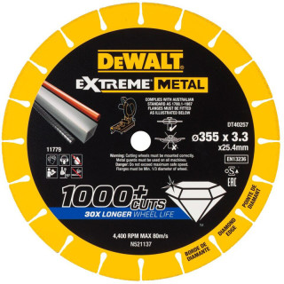 Купити Диск алмазний DeWALT DT40257. Офіційний магазин Toolmaster Україна. Фірмовий інструмент та обладнання, офіційна гарантія