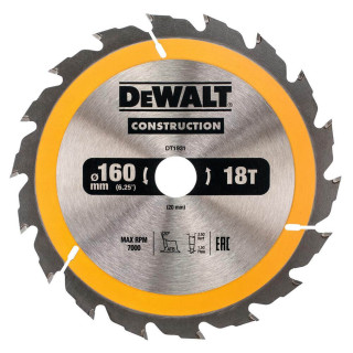 Купити Диск пиляльний СONSTRUCTION DeWALT DT1931. Офіційний магазин Toolmaster Україна. Фірмовий інструмент та обладнання, офіційна гарантія