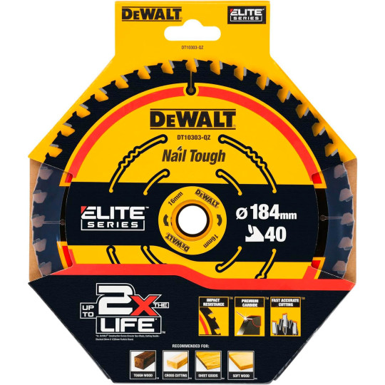 Купити Диск пиляльний ELITE EXTREME DeWALT DT10303. Офіційний магазин Toolmaster Україна. Фірмовий інструмент та обладнання, офіційна гарантія