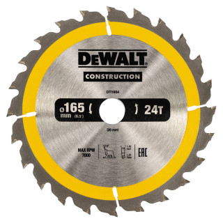 Купити Диск пиляльний CONSTRUCTION DeWALT DT1934. Офіційний магазин Toolmaster Україна. Фірмовий інструмент та обладнання, офіційна гарантія