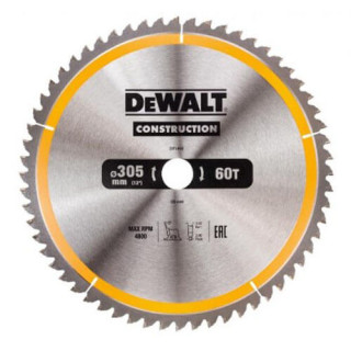 Купити Диск пиляльний СONSTRUCTION DeWALT DT1960. Офіційний магазин Toolmaster Україна. Фірмовий інструмент та обладнання, офіційна гарантія